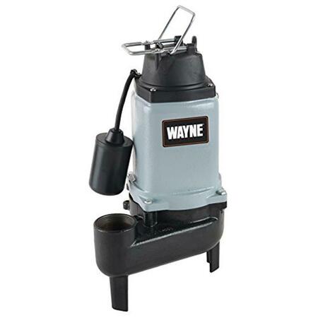 WAYNE WATER SYSTEMS Cast Iron Sewage Pump With Tether Float Switch WCS50T